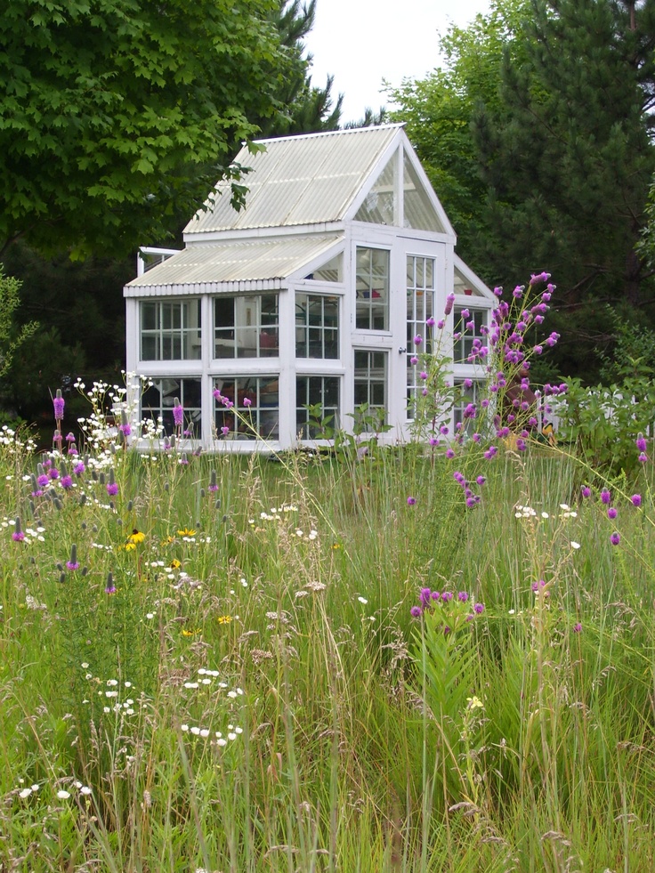 romantic rustic greenhouse